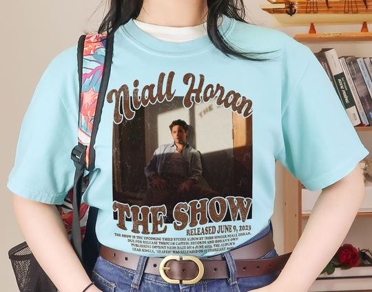 Discover Vintage Niall Horan The Show Tracklist Shirt, Niall Horan Merch T-Shirt