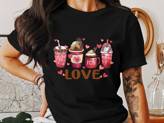 Discover Coffee Valentine's Day Heart Shirt