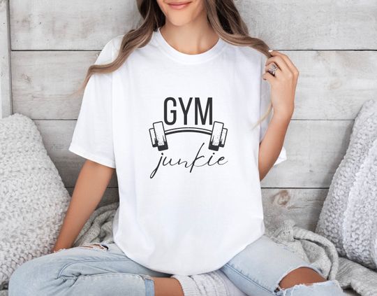 Discover Gym Junkie T-Shirt, Gym lover, Sport lover, Sport Shirt