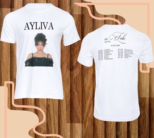 Discover Ayliva Tour 2024 Double Sided Shirt