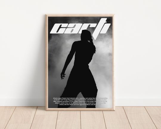 Discover Playboi Carti Poster I Playboi Carti Whole Lotta Red Album Poster