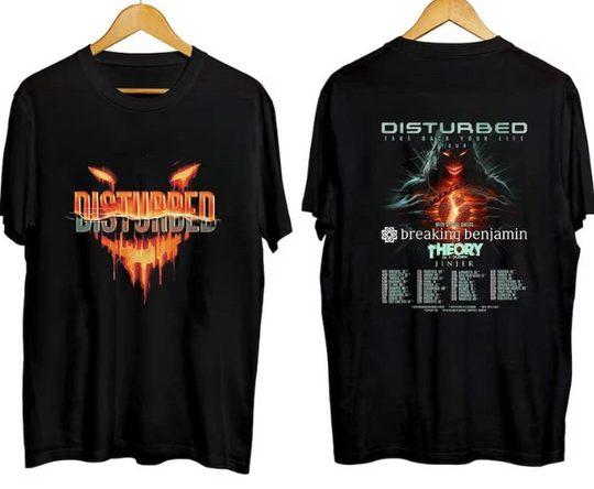 Discover Disturbed Tour Shirt Take Back Your Life Tour Shirt