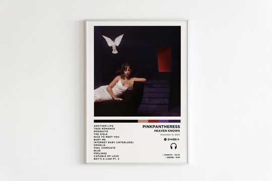 Discover Pinkpantheress - Heaven Knows Album Poster / Album Cover Poster