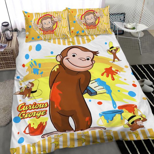 Discover Customized Curious George Bedding Set