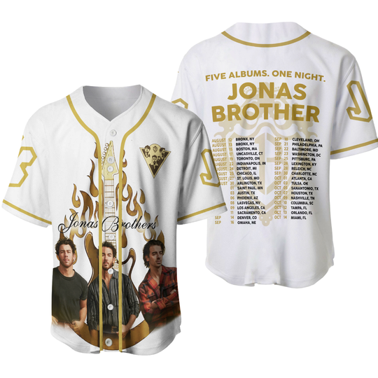 Discover Jonas Brothers The Tour 2023 Baseball Jersey