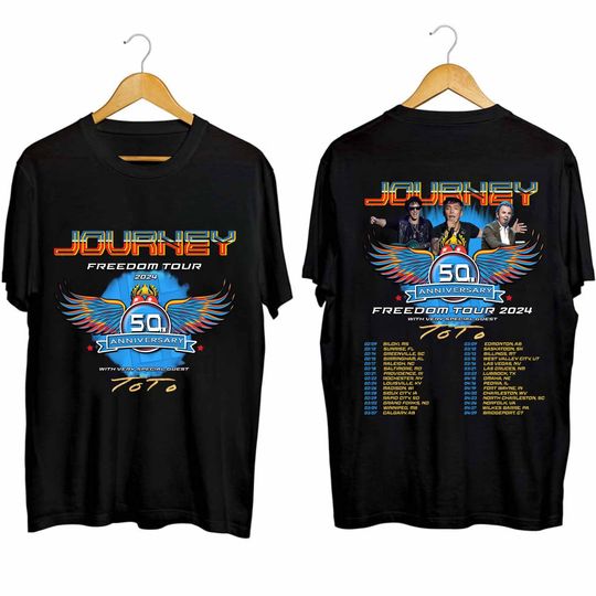 Discover Journey Freedom Tour 2024 Concert Shirt