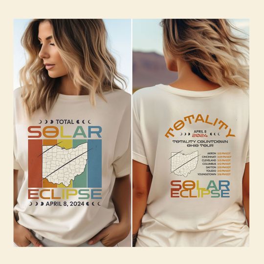 Discover Total Solar Eclipse April 2024 T-Shirt