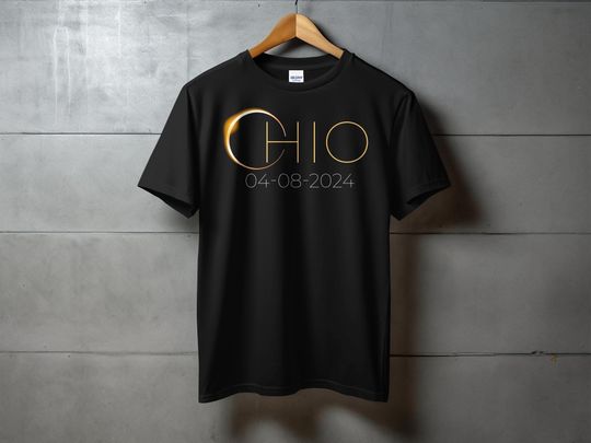 Discover Solar Eclipse Ohio Shirt 2024 State Ohio Total Solar Eclipse T-Shirt