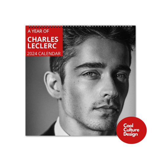 Discover Charles Leclerc Calendar Vol.1 - 2024 Calendar, Wall Calendar 2024, Planner 2024
