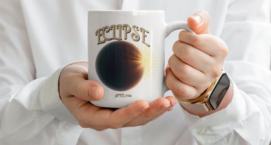 Discover Solar Eclipse Mug - Total Eclipse 4.8.2024