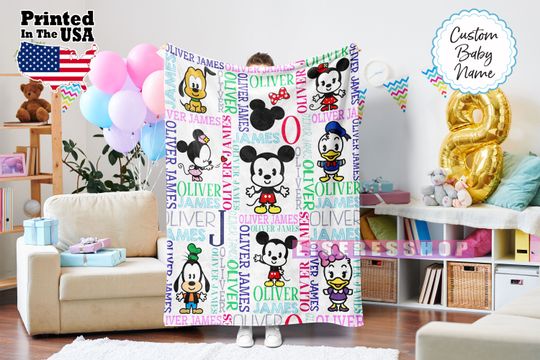 Discover Custom Cartoon Baby Blanket - Special Gift for Any Celebration