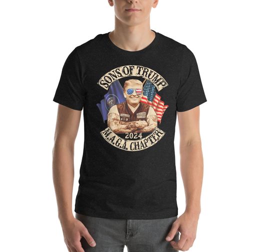 Discover Trump 2024 Shirt, Sons of Trump Maga Chapter 2024 T-Shirt