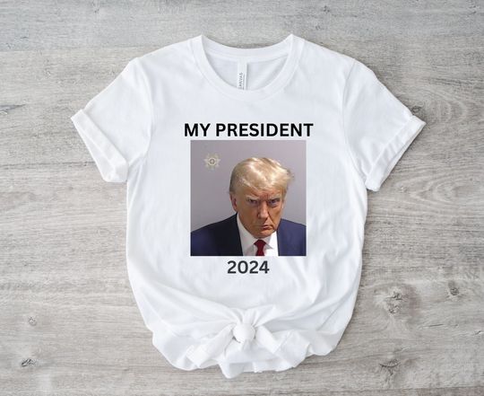 Discover Trump Mugshot 2024 Tshirt, Donald Trump 2024 Shirt, American Patriot T-Shirt
