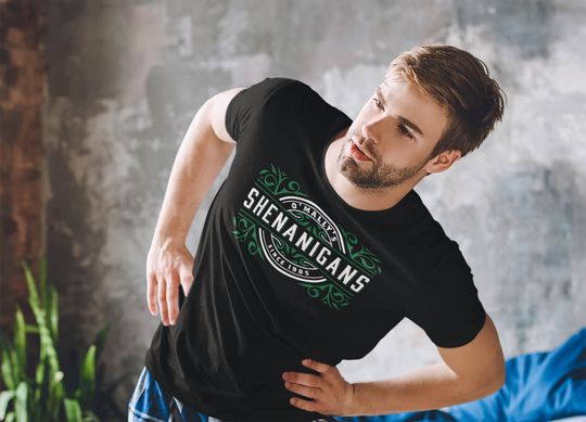 Discover Men's Personalized Irish Shirt Family Name Custom Shenanigans Shirt
