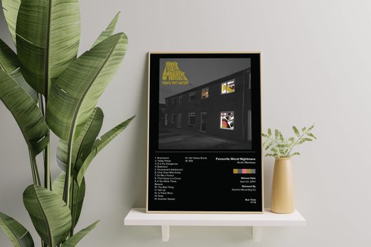 Discover ARCTIC MONKEYS Favourite Worst Nightmare Album Poster