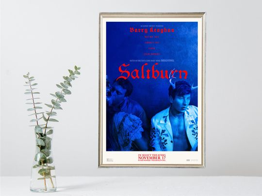 Discover Saltburn Movie Poster- Vintage Movie Poster - Limited Edition Collectible