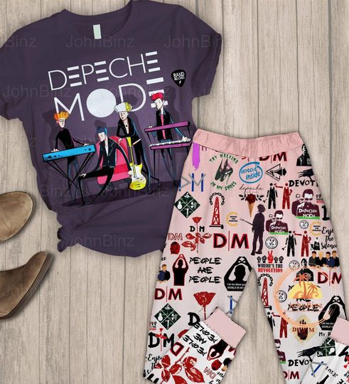Discover Depeche Mode Pajamas Set, Depeche Mode T-Shirt, Rock Music Pajamas