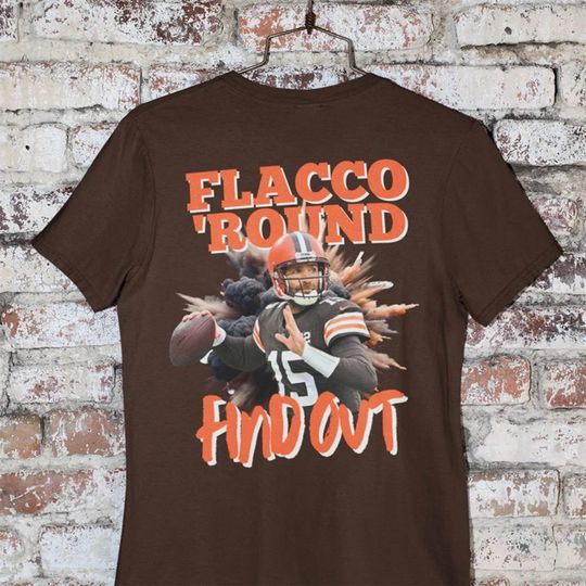 Discover Football Joe Flacco Browns T-Shirt