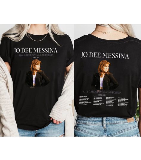 Discover Jo Dee Messina 2024 Tour Heads Carolina Tails California Shirt
