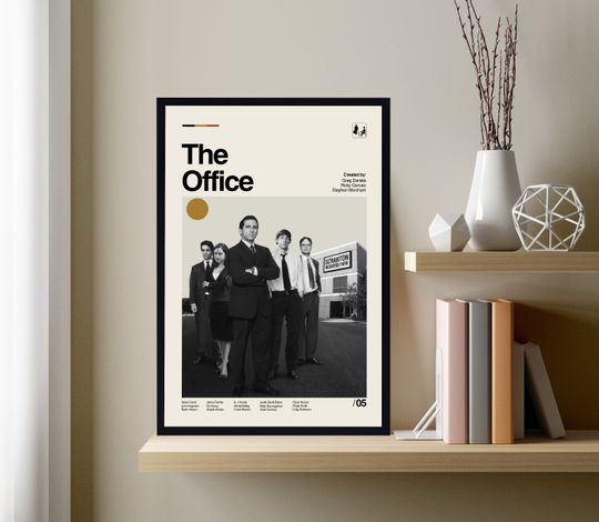 Discover The Office Poster, The Office Movie, Vintage Poster