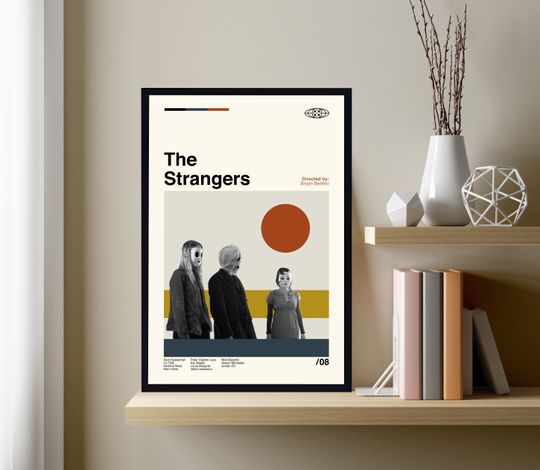 Discover The Strangers Poster, Bryan Bertino, Minimalist Poster, Minimalist Movie Poster