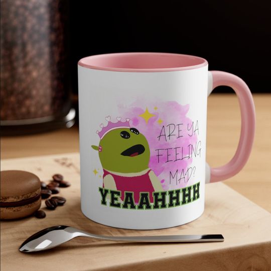 Discover Nanalan Meme Mug, Are You Feeling Kinda Mad Accent Mug