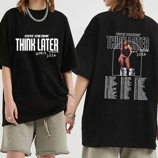 Discover Tate McRae The Think Later World Tour 2024 Tour Shirt