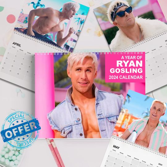 Discover 2024 Ryan Gosling Desk Calendar, 2024 Desk Calendar