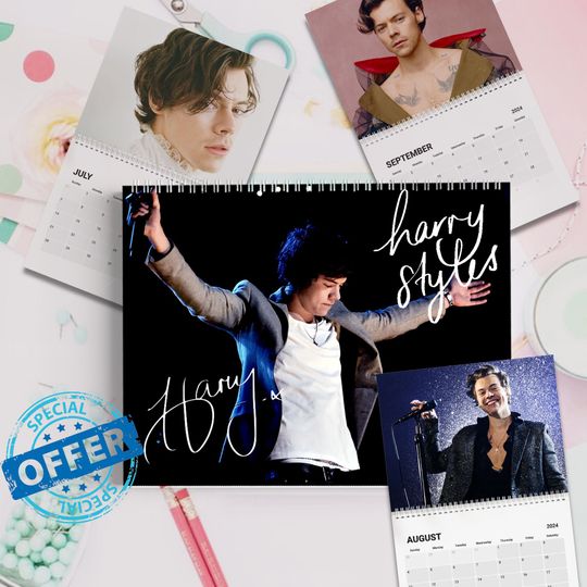 Discover Harry Calendar 2024, Celebrity Calendar, Harry 2024 Wall Calendar