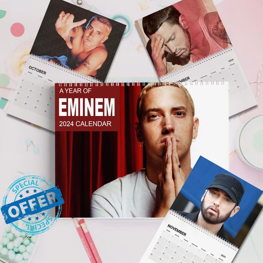 Discover Eminem Calendar 2024, Celebrity Calendar, Eminem 2024Calendar