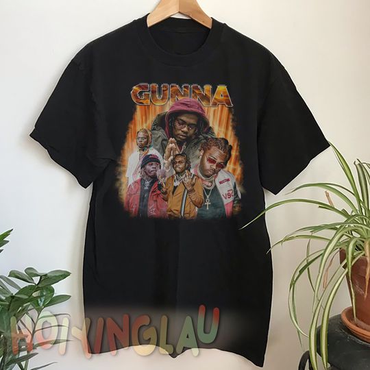Discover GUNNA T-SHIRT | Rap Tee Concert Merch | Free Young Thug Thugger Slime Season