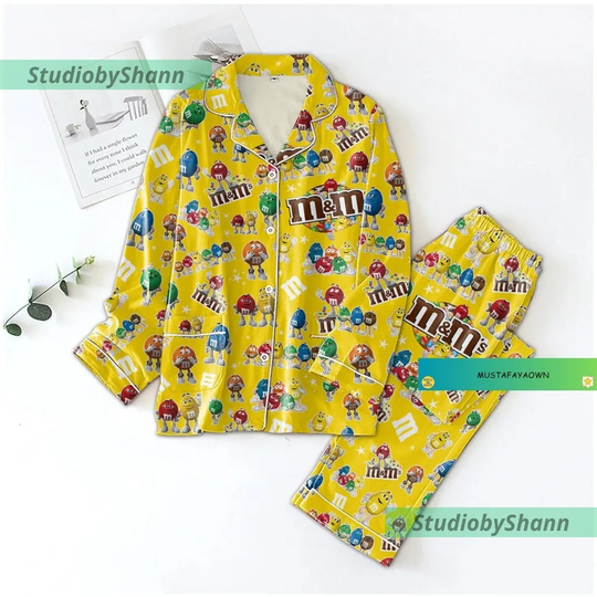 Discover Christmas M And M Pajamas for M And M Fans