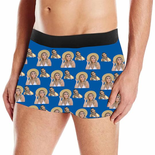 Discover Custom Face Underwear, Gifts For Husband Boyfriend, Anniversary Gifts to Him