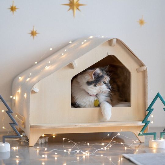 Discover Wooden Pet House for Cats