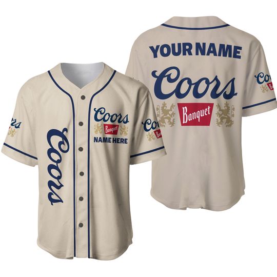 Discover Custom Name CCOORS Banquet  Baseball Jersey