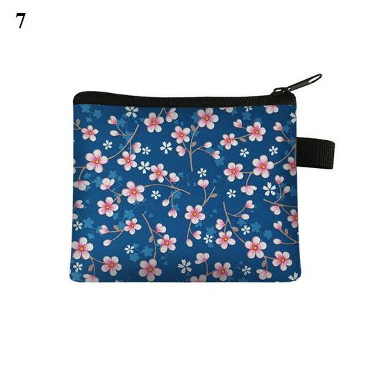 Discover Floral Coin Purse Card Holder