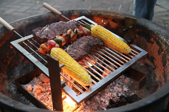 Discover Tuscan Fireplace Grill All Stainless