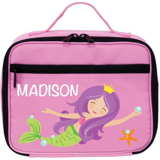 Discover Personalized Mermaid Pink Kids Lunch Box