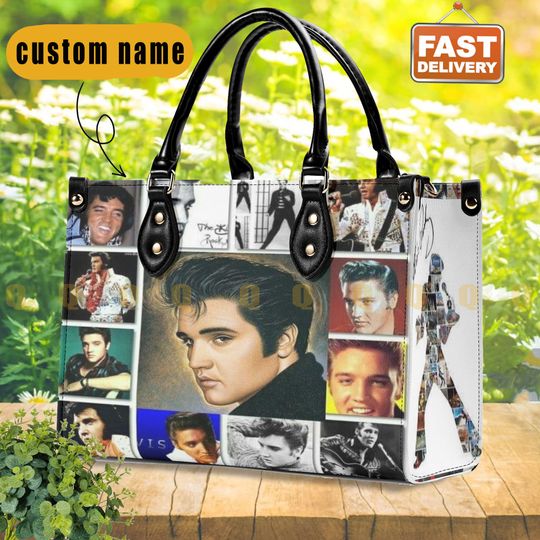 Discover Elvis Presley Leather Bag, The King Of Rock Elvis Handbag