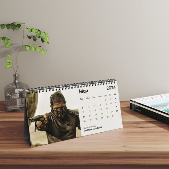 Discover Tom Hardyy 2024 Desk Calendar for Movie Enthusiasts