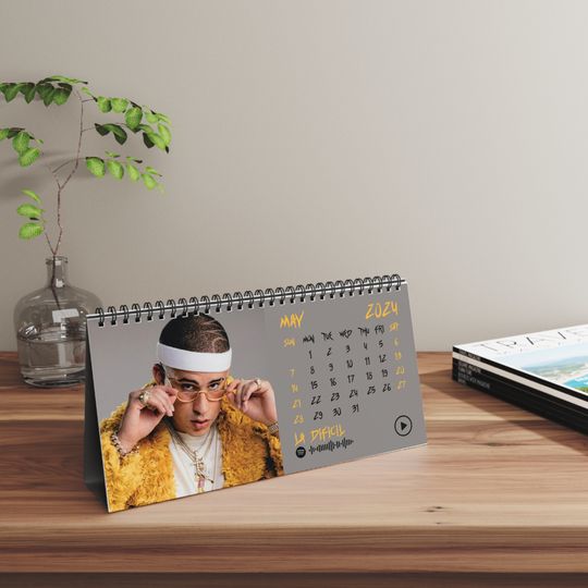 Discover Bad Bunny 2024 Desk Calendar - Un Verano Sin Ti Edition