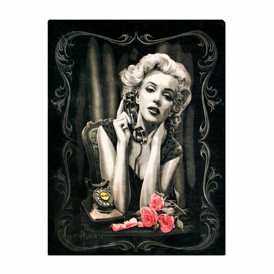 Discover Marilyn Monroe Fleece Blanket, Actress Blanket, Marilyn Monroe Fan Gift