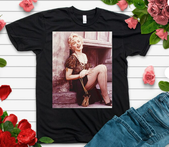 Discover Marilyn Monroe T-Shirt, Actress T-Shirt, Marilyn Monroe Fan Gift