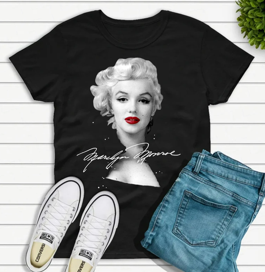 Discover Marilyn Monroe T-Shirt, Actress T-Shirt, Marilyn Monroe Fan Gift