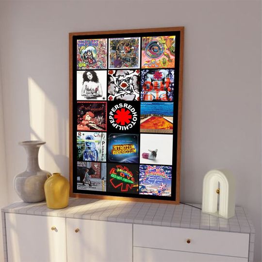 Discover Red Hot Chili Peppers Album Poster, Home Decor