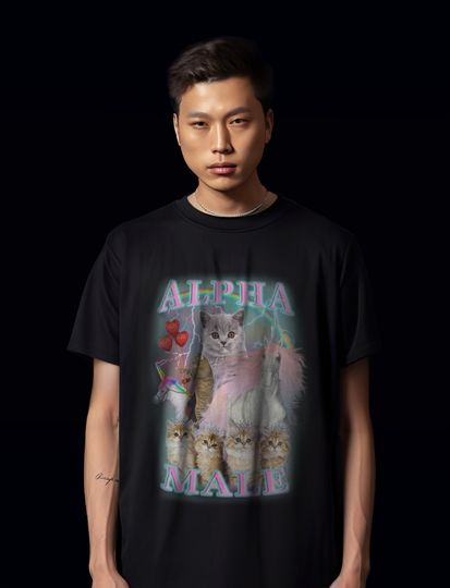 Discover Alpha Male Shirt, shitpost shirt, oddly name shirt
