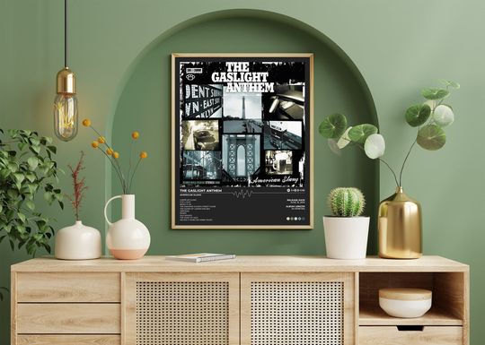 Discover The Gaslight Anthem Poster, American Slang Album Poster