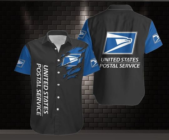 Discover Postal Worker Hawaii Shirt, Men's Postal Service Tropical Hawaiian 3D Hawaii Shirt