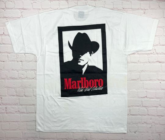 Discover RARE Vintage Original 1990s Marlboro Wild West Collection T-Shirt.