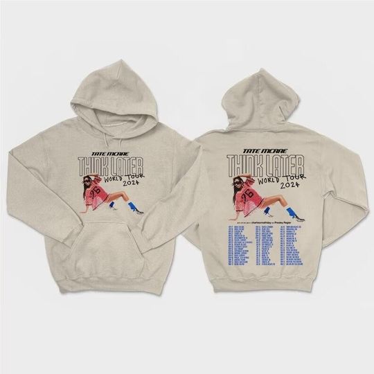 Discover Tate McRae The Think Later World Tour 2024 T-Shirt